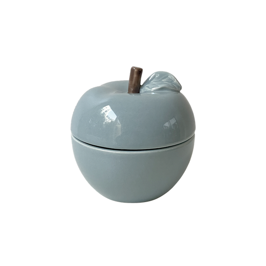 ❄️ Bougie Pom’Glow – Bleu givré jasmin