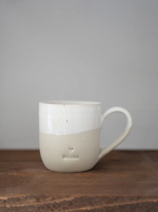 Tasse à Cappuccino "Mama" – Un Cadeau Plein de Tendresse