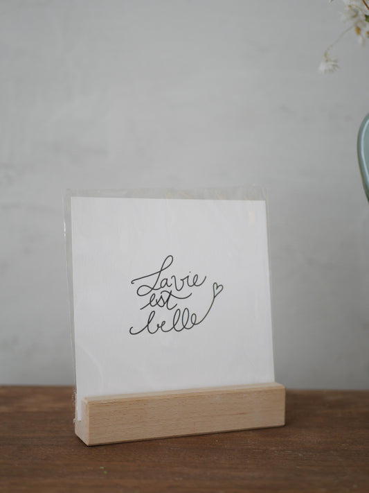 Carte "La vie est belle" – Un souffle d’optimisme à offrir
